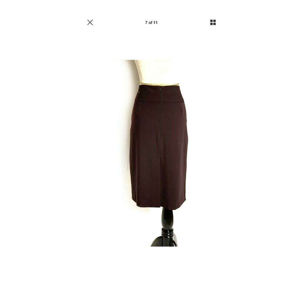 Worthington brown floral Pencil Skirt Size 10 - Picture 2 of 8